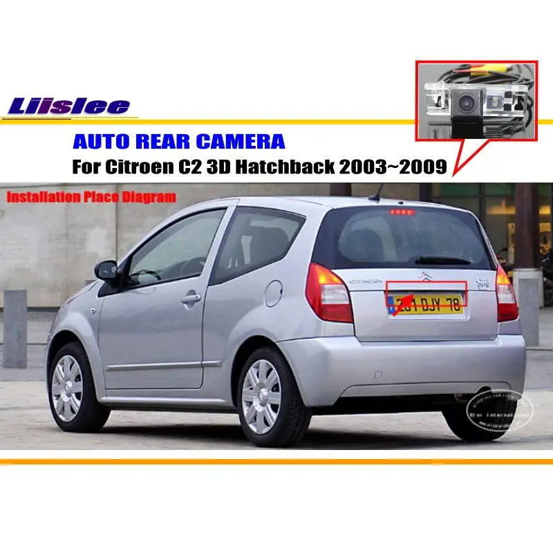 Liislee Car Rear View Camera For Citroen C2 3D Hatchback 2003~2009 / Reverse Camera / CCD RCA NTST PAL / License Plate Light CAM
Liislee Car Rear View Camera For Citroen C2 3D Hatchback 2003~2009 / Reverse Camera / CCD RCA NTST PAL / License Plate Light CAM