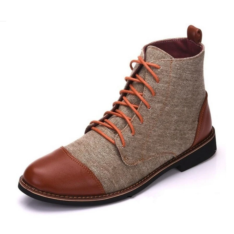 NEW FASHION LUXURY DESIGN GENUINE LEATHER MEN ANKLE BOOTS HIGH GRADE TOP LACE-UP MEN DRESS SHOES BLACK BROWN BASIC BOOTS MEN 48
NEW FASHION LUXURY DESIGN GENUINE LEATHER MEN ANKLE BOOTS HIGH GRADE TOP LACE-UP MEN DRESS SHOES BLACK BROWN BASIC BOOTS MEN 48