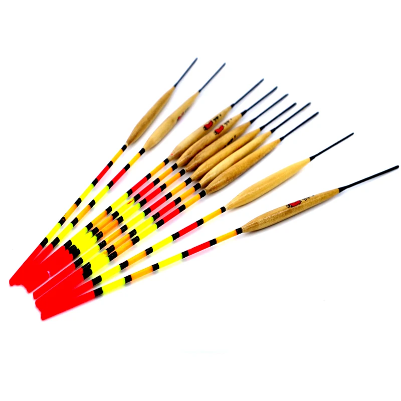 2017 20piece/lot Wood Fishing Float Hot High Quality Durable Tackle Tools For Flotteur Peche | Спорт и развлечения