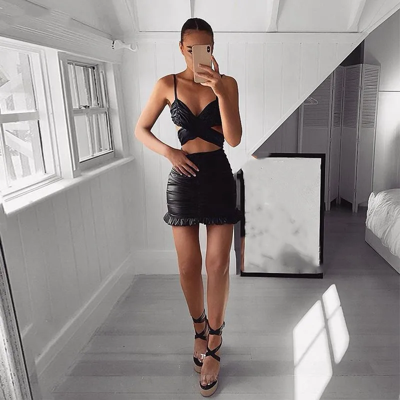 DressBird Women Summer Bodycon Dress Sexy Spaghetti Strap Hollow Out Black Mini Celebrity Runway Party Dress Vestidos
DressBird Women Summer Bodycon Dress Sexy Spaghetti Strap Hollow Out Black Mini Celebrity Runway Party Dress Vestidos