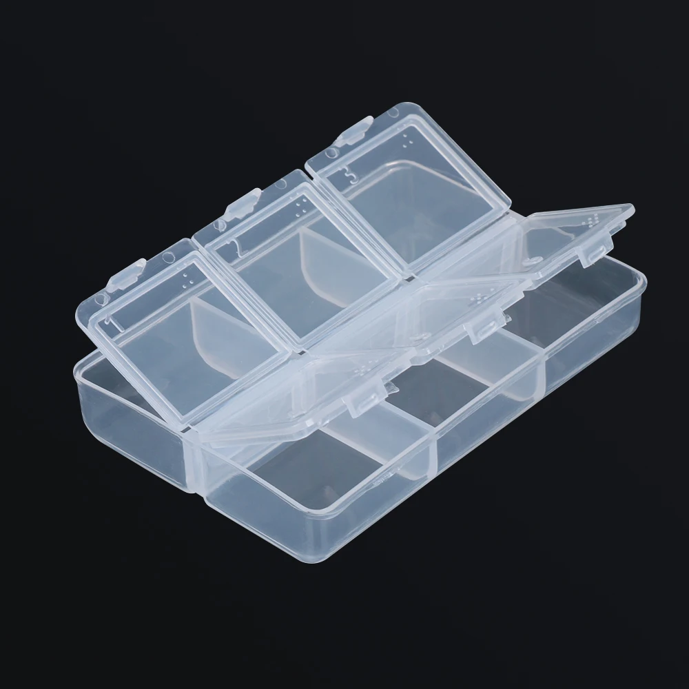 Прозрачный пластиковый чехол для хранения 1 шт. 6 дней таблетки капсулы