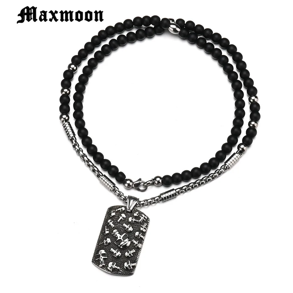 Мужская Длинная цепочка Maxmoon, ожерелье из нержавеющей стали с кулоном-тату и квадратным черепом, прикольное украшение в стиле панк-рок, изящ...
Мужская Длинная цепочка Maxmoon, ожерелье из нержавеющей стали с кулоном-тату и квадратным черепом, прикольное украшение в стиле панк-рок, изящ...