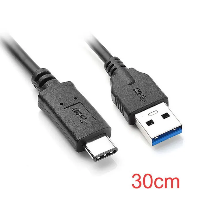 Cablecc 30cm USB-C USB 3.1 Type C Male to Standard Type A Male Data Cable for Nokia N1 Tablet & Phone & Laptop & Hard Disk Drive
Cablecc 30cm USB-C USB 3.1 Type C Male to Standard Type A Male Data Cable for Nokia N1 Tablet & Phone & Laptop & Hard Disk Drive