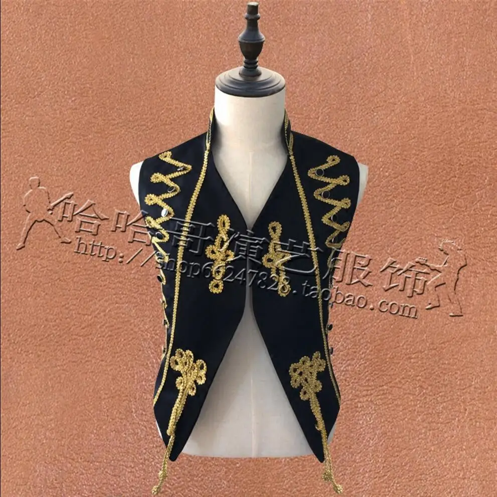 S-5xl New Men Black Performance Vest Bar Nightclub Dj Flower Lace Sleevele Vest Rock Personality Show Vest Stage Singer Costumes
S-5xl New Men Black Performance Vest Bar Nightclub Dj Flower Lace Sleevele Vest Rock Personality Show Vest Stage Singer Costumes