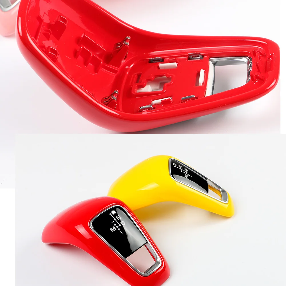 Gear Shift Head Stalls Knob Handle Frame Cover Trim ABS Fit For Porsche Cayenne 2018 2019 Matte Red Yellow, black Blue, white
Gear Shift Head Stalls Knob Handle Frame Cover Trim ABS Fit For Porsche Cayenne 2018 2019 Matte Red Yellow, black Blue, white