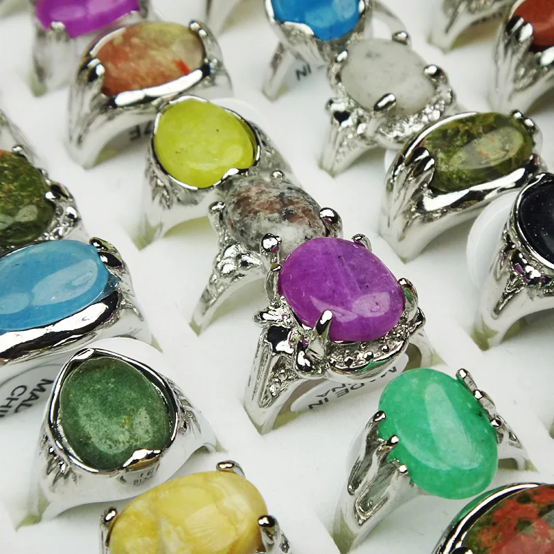 A-010 10pcs Mix Natural Stones Alloy Silver Plated Fashion Rings Free Shipping Wholesale Jewelry
A-010 10pcs Mix Natural Stones Alloy Silver Plated Fashion Rings Free Shipping Wholesale Jewelry