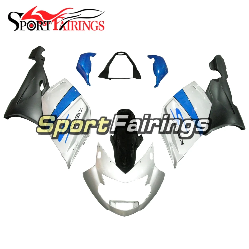 

Complete Motorcycle ABS Plastic Fairing Kits For BMW K1200S 05 06 07 08 K1200 S 2005 2006 2007 2008 White Silver Blue Cowlings