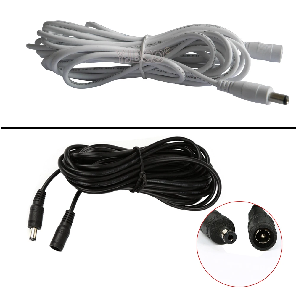 Hot Sale 1m 2m 3m 5M 5.5 X 2.1 mm DC connector Power Plug with extension wire DC female and Male Jack adapter
Hot Sale 1m 2m 3m 5M 5.5 X 2.1 mm DC connector Power Plug with extension wire DC female and Male Jack adapter