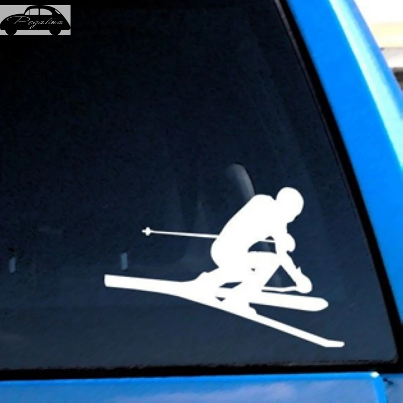 Skiing Sticker Winter Sports Snow Decal Ski Posters Vinyl Wall Decals Decor Mural | Автомобили и мотоциклы