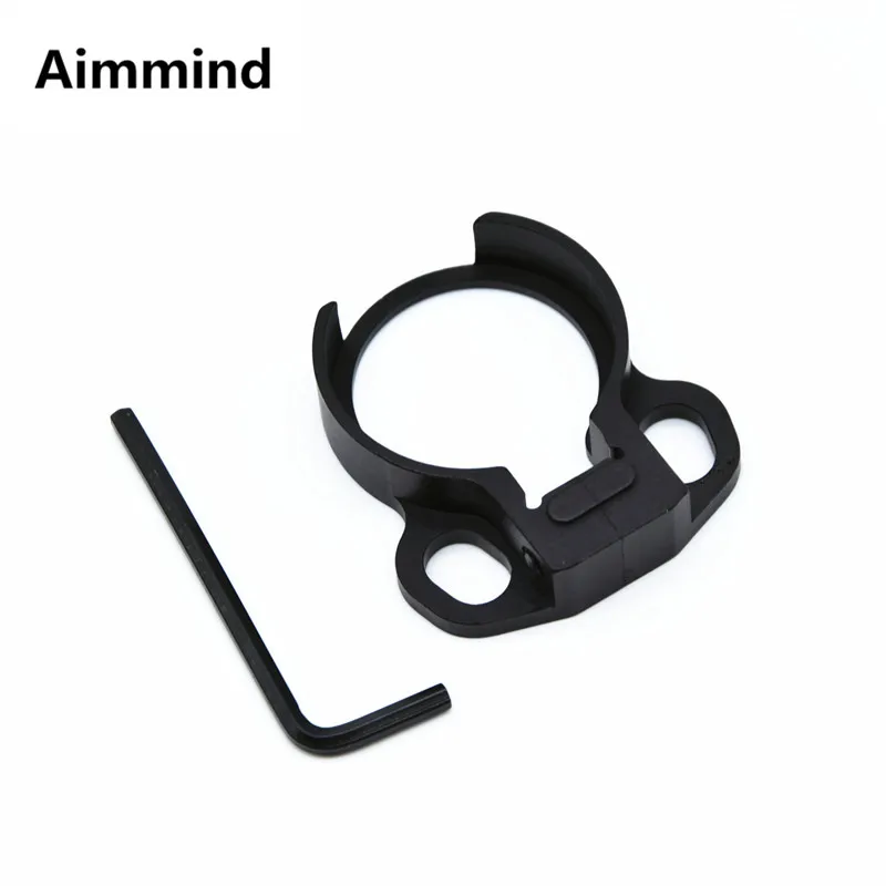 Hunting Tactical Loop End Plate Sling Swivel Adapter for 4 or 6 Position Stock AR15 M4 Rifle Black
Hunting Tactical Loop End Plate Sling Swivel Adapter for 4 or 6 Position Stock AR15 M4 Rifle Black