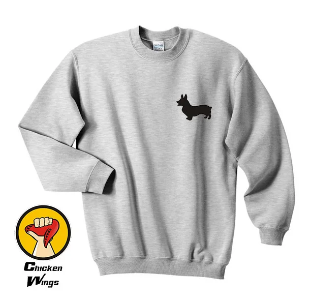 Corgi Sweatshirt Corgi Sweatshirt Dog Sweatshirt Welsh Corgi Shirts Pocket Dog Lover Pet Grey -D156
Corgi Sweatshirt Corgi Sweatshirt Dog Sweatshirt Welsh Corgi Shirts Pocket Dog Lover Pet Grey -D156
