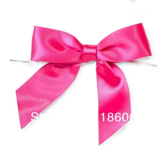 Free Shipping 500pcs/lot Large HOT PINK Bow on Twistie Twist Ties Metallic Twist Tie Bow S/F Satin Twist Tie Bow
Free Shipping 500pcs/lot Large HOT PINK Bow on Twistie Twist Ties Metallic Twist Tie Bow S/F Satin Twist Tie Bow