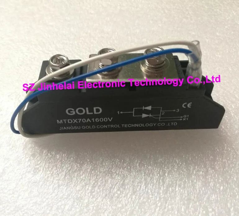 New and original MDTX70A (MDTX70A1600V) GOLD Silicon controlled rectifier module
New and original MDTX70A (MDTX70A1600V) GOLD Silicon controlled rectifier module