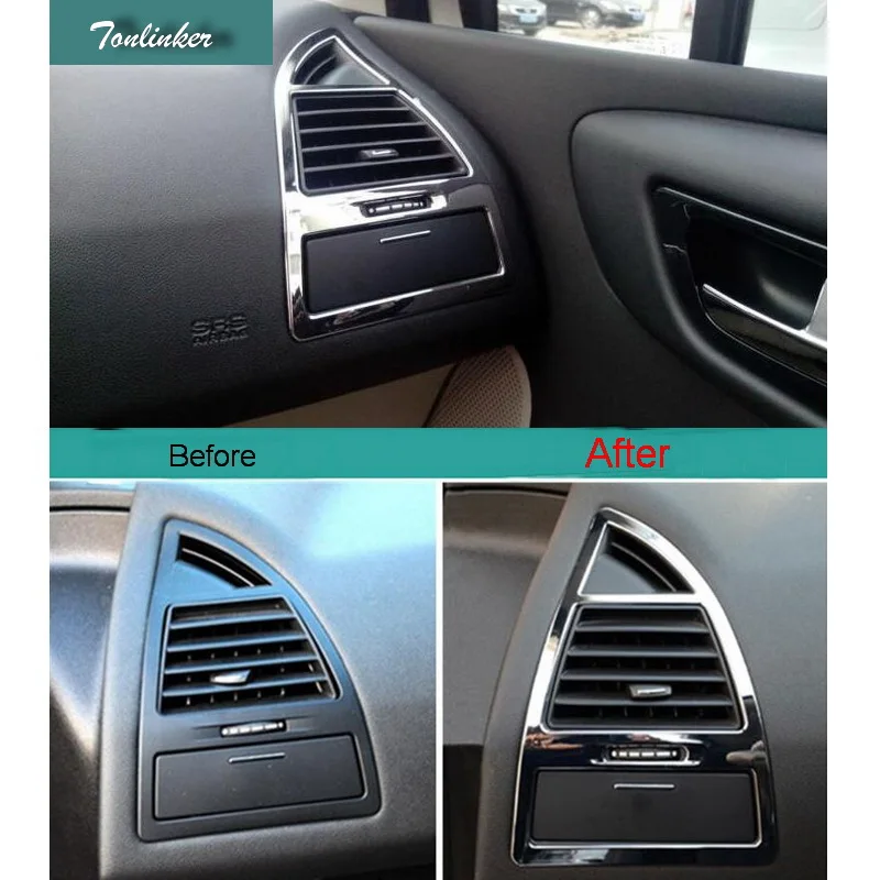 Tonlinker 2 Pcs Car Styling ABS Dashboard beside air vent light Cover Case Stickers For Citroen C4 classic 2012-16 Accessories
Tonlinker 2 Pcs Car Styling ABS Dashboard beside air vent light Cover Case Stickers For Citroen C4 classic 2012-16 Accessories