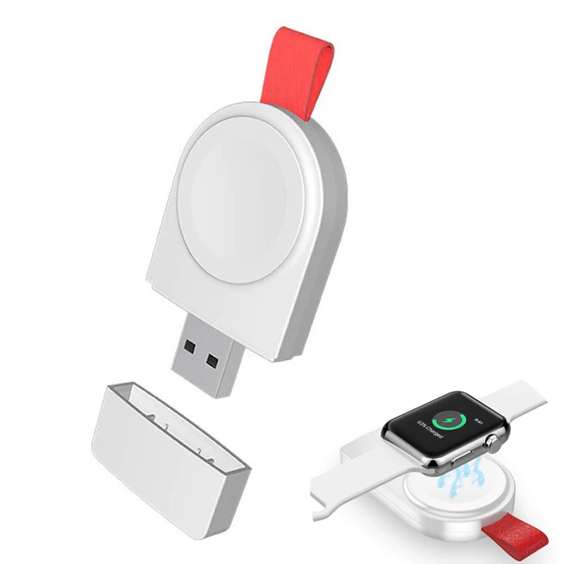 Портативное зарядное устройство для Apple watch Series 4 магнитный беспроводной зарядный