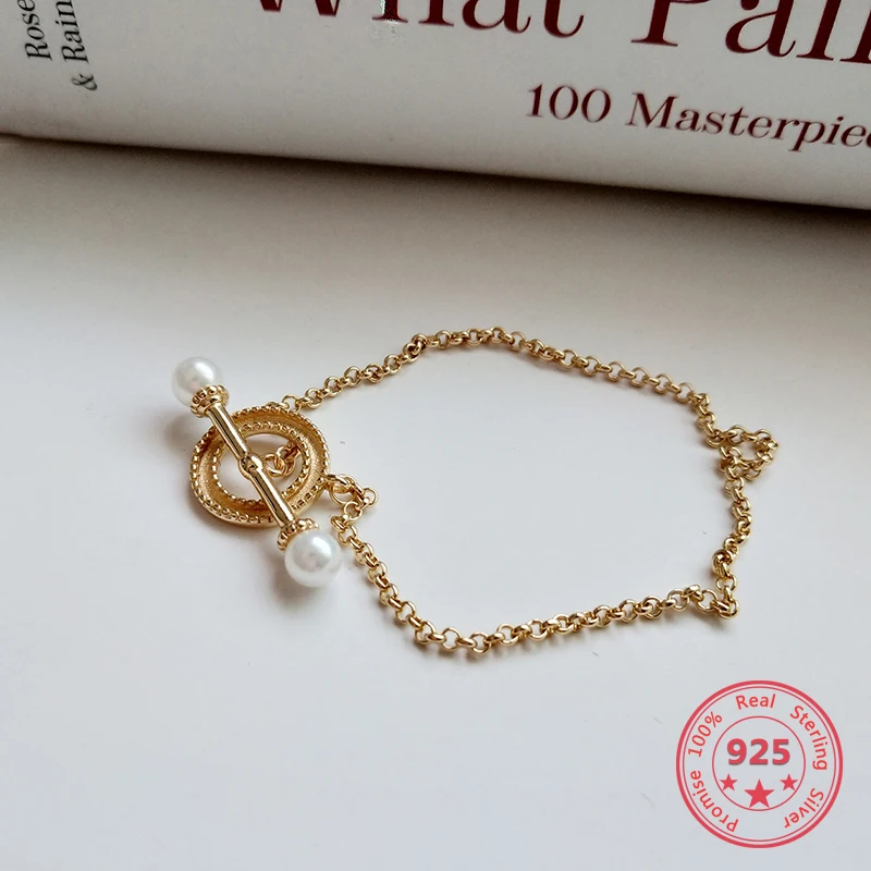 2019 Korean Retro Style Hot Sale Chic Sterling Silver 925 Fashion Simple Pearl Pendant Chains Bracelets
2019 Korean Retro Style Hot Sale Chic Sterling Silver 925 Fashion Simple Pearl Pendant Chains Bracelets