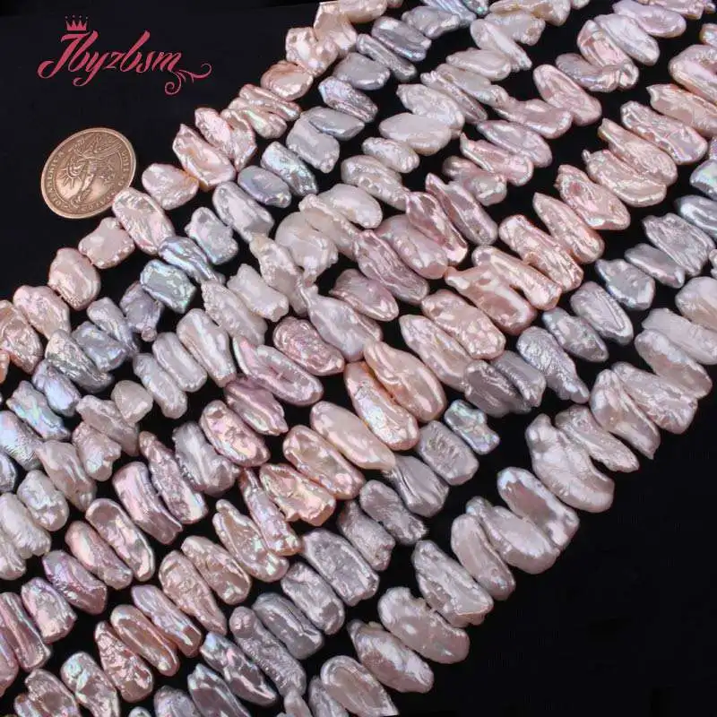 6x10-10x17mm Baroque Stick Freshwater Pearl Natural Stone Beads For DIY Necklace Bracelets Jewelry Making 15" Free Shipping
6x10-10x17mm Baroque Stick Freshwater Pearl Natural Stone Beads For DIY Necklace Bracelets Jewelry Making 15" Free Shipping