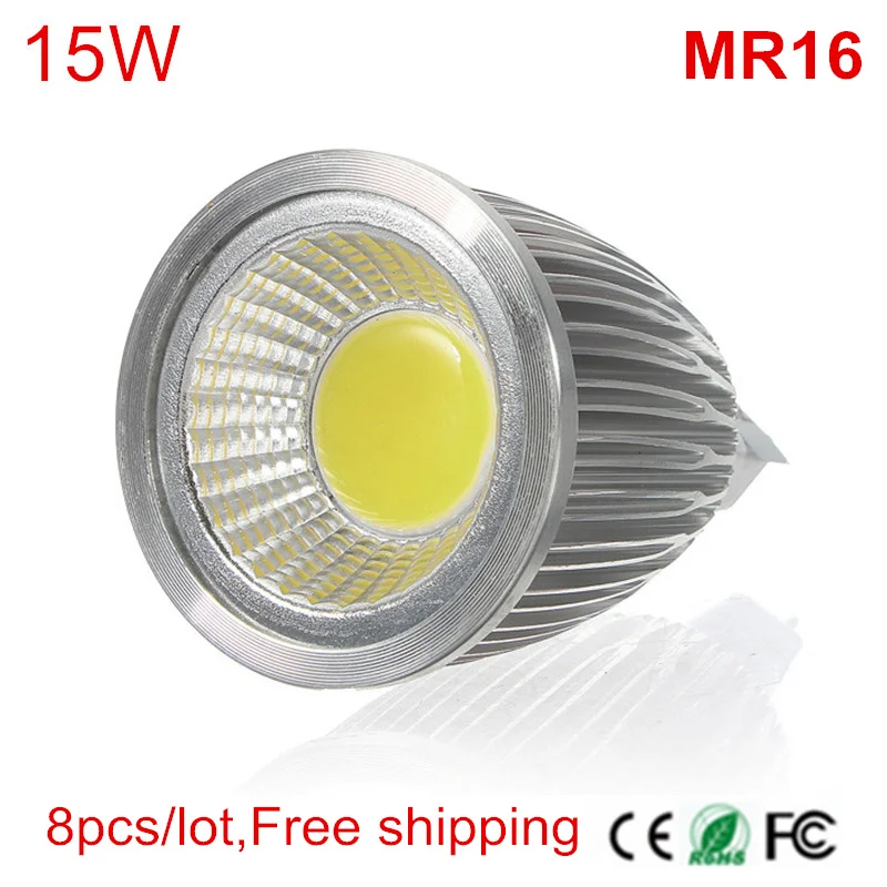 8Pcs Super Power LED Ceiling light COB LED lamp DC12V MR16 LED Bulb light 15W High Luminous Spotlight Free shipping
8Pcs Super Power LED Ceiling light COB LED lamp DC12V MR16 LED Bulb light 15W High Luminous Spotlight Free shipping