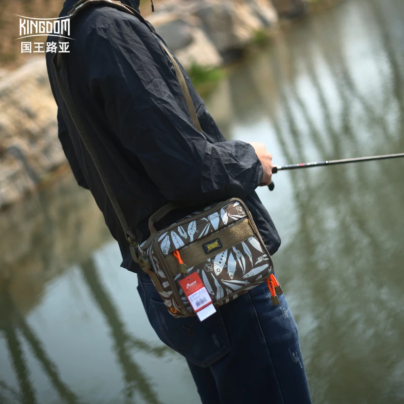 Kingdom Fishing Bag 1000D Waterproof Nylon Outdoor 340g 22x11x18cm Multifunctional Lure Fishing Tackle Bags Model LYB-10
Kingdom Fishing Bag 1000D Waterproof Nylon Outdoor 340g 22x11x18cm Multifunctional Lure Fishing Tackle Bags Model LYB-10