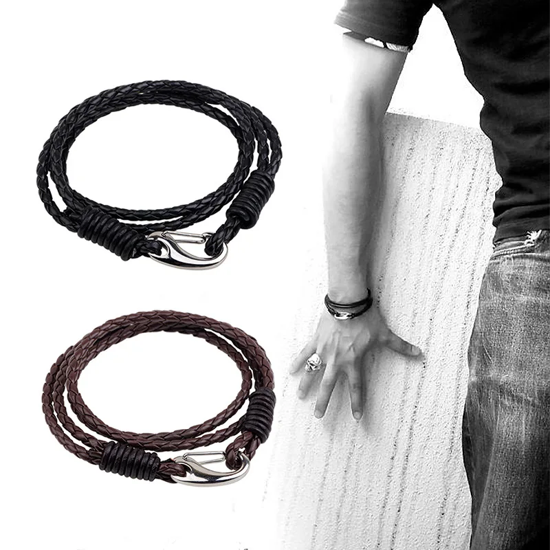 Классическая мода новый best продажи Jewelry браслет из кожи змеи Для Мужчин's