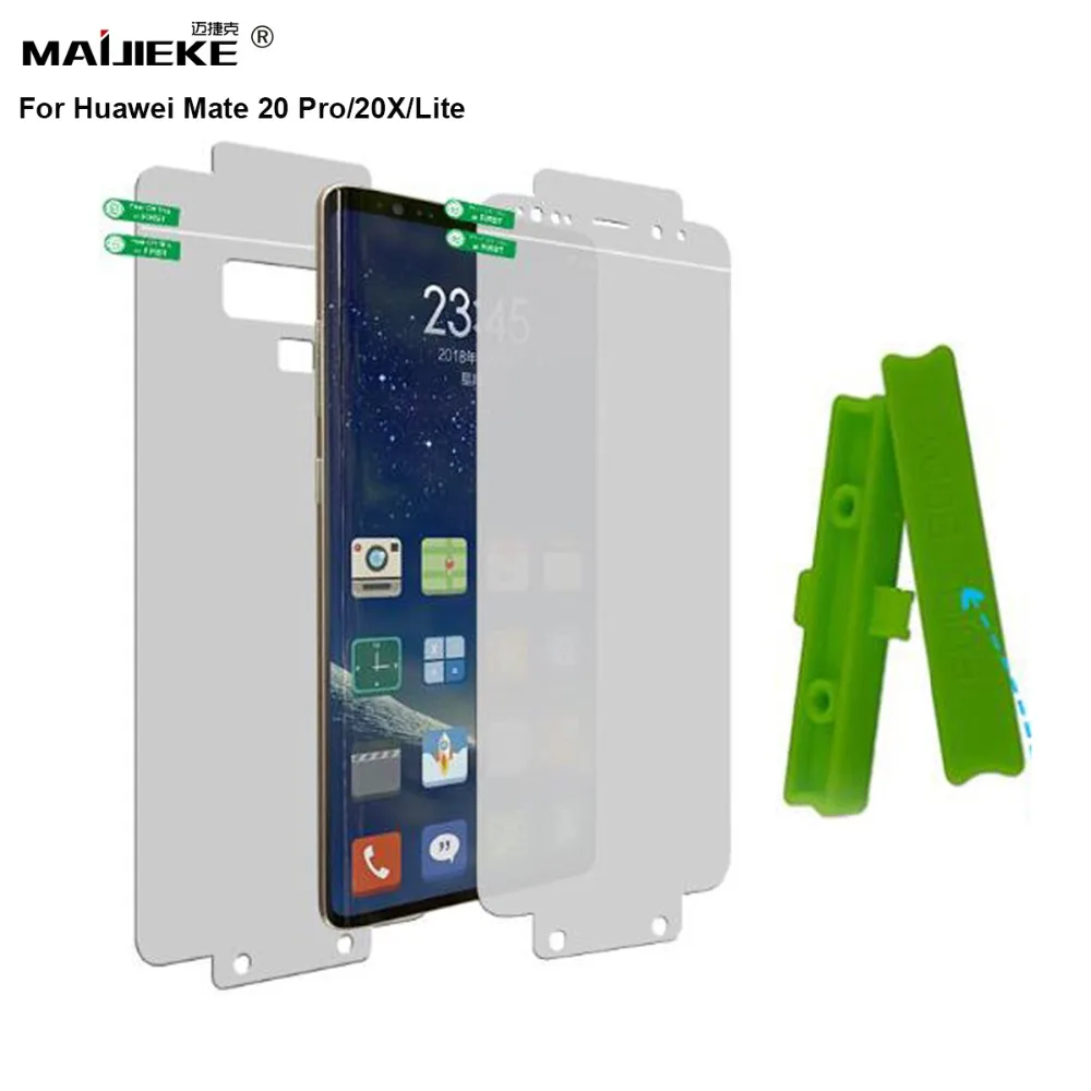 6D Soft HD Hydrogel Front+Back film For Huawei Mate 30 pro Mate 20 pro Screen Protector for Huawei Mate 20X 5G 20 lite TPU Film
6D Soft HD Hydrogel Front+Back film For Huawei Mate 30 pro Mate 20 pro Screen Protector for Huawei Mate 20X 5G 20 lite TPU Film
