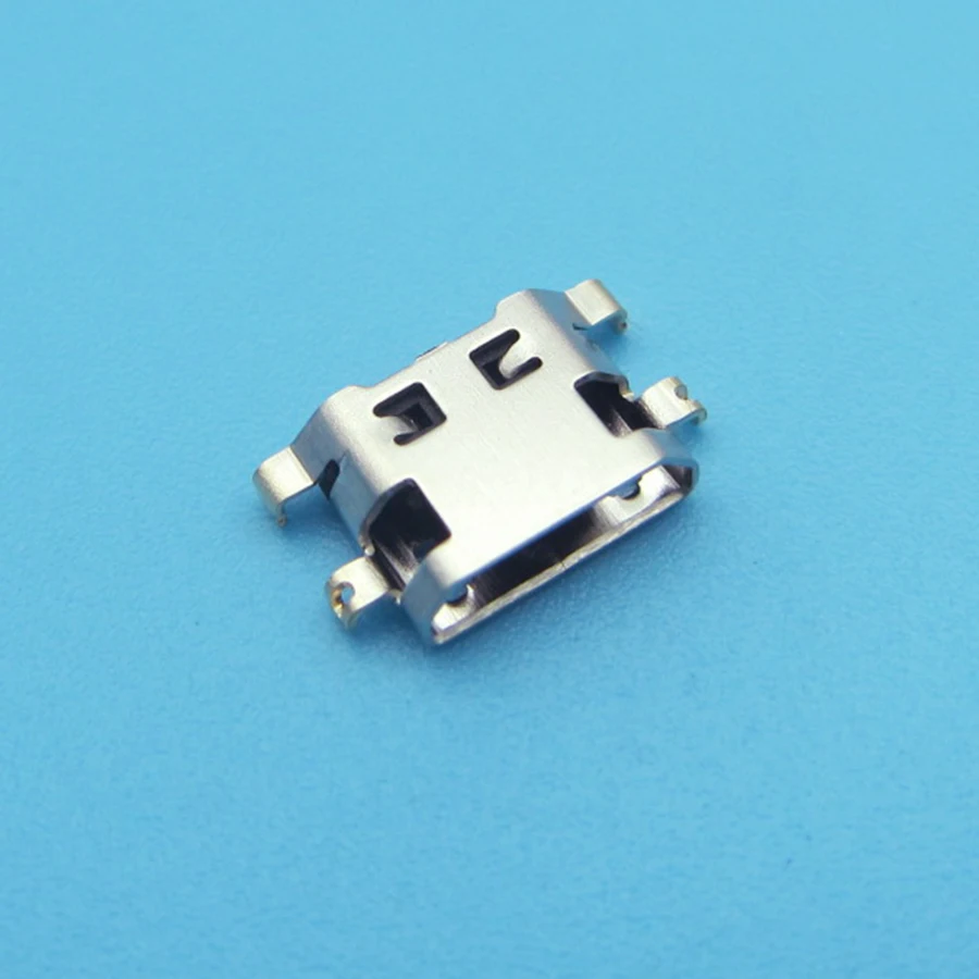100-1000 шт. для Alcatel 6035R Idol S 4033 4033D POP C3 C7 7041D micro usb зарядный штекер разъем док-станция