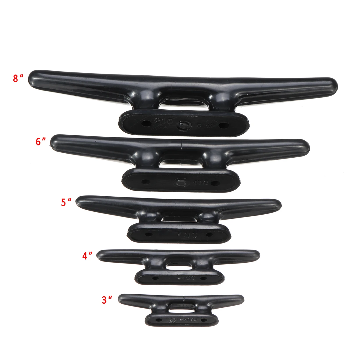 3" 4" 5" 6" 8" Nylon Plastic Low Flat Cleat Hardware For Marine Boat Yacht Deck Line Rope Tie Boat Accessories
3" 4" 5" 6" 8" Nylon Plastic Low Flat Cleat Hardware For Marine Boat Yacht Deck Line Rope Tie Boat Accessories