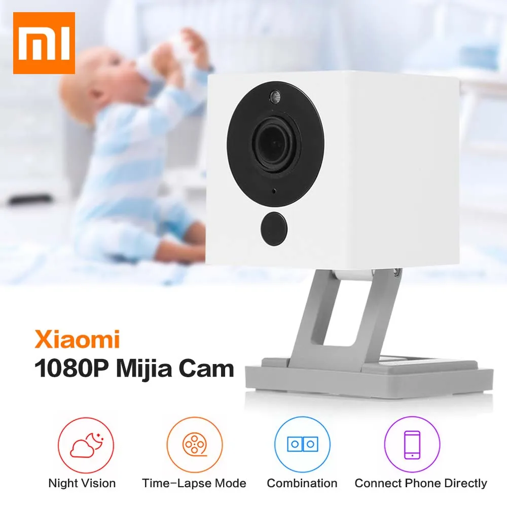 Xiaomi mijia xiaofang 1s HD мини wifi камера 1080P Беспроводная IP ночного видения IR9m безопасности
