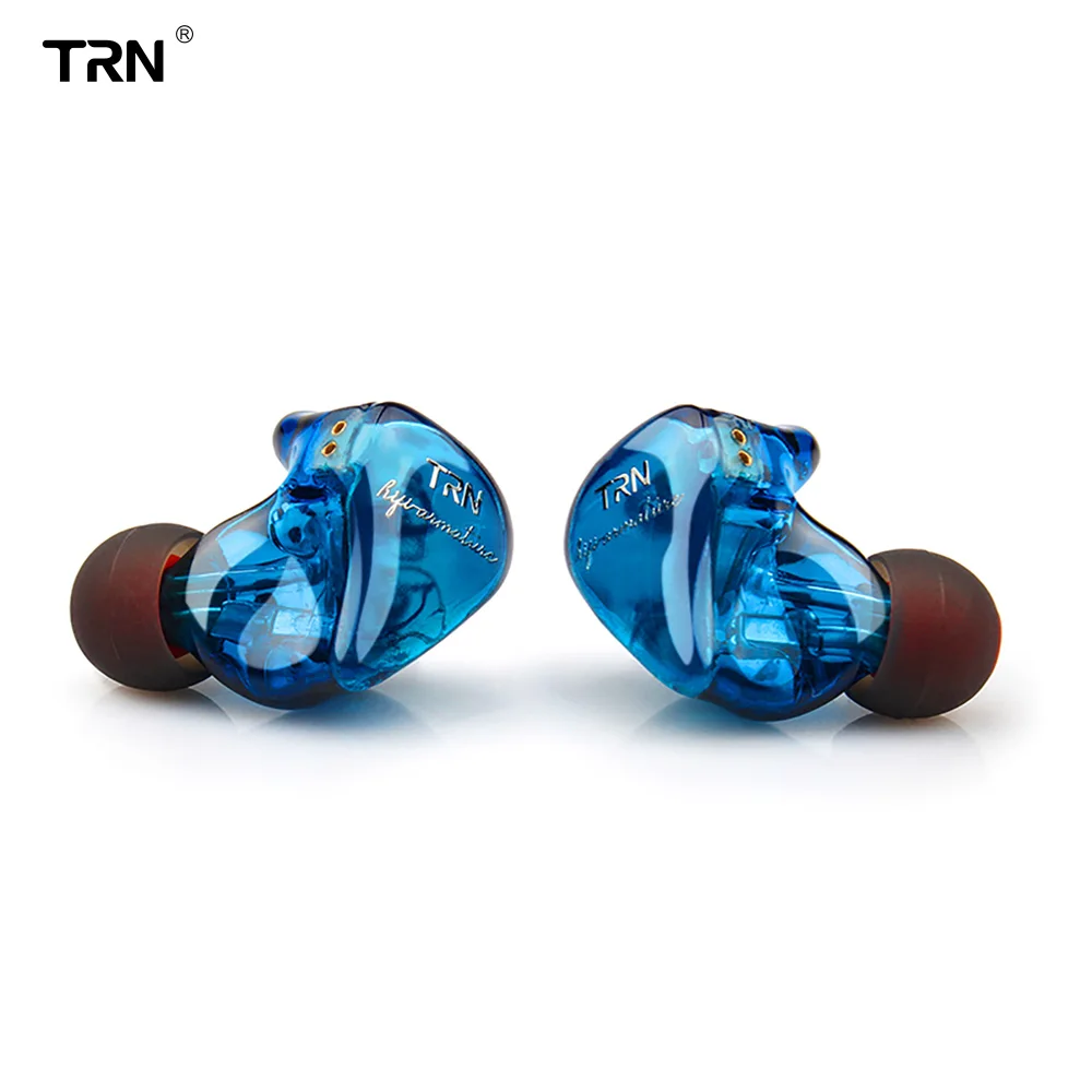 TRN IM1 1BA + 1DD гибридные наушники вкладыши Monito для бега HIFI гарнитура Съемная