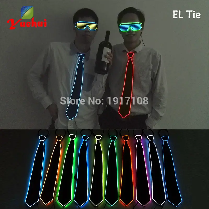 2021Blinking10 Color Choice Sound active EL wire Neck tie Flashing LED Necktie Powered by AA battery For Dance Party Decoration
2021Blinking10 Color Choice Sound active EL wire Neck tie Flashing LED Necktie Powered by AA battery For Dance Party Decoration