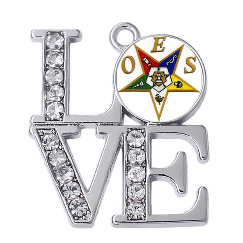 Заказ Eastern Star OES Diy Love Charms для аксессуаров подвески подходящие ожерелья