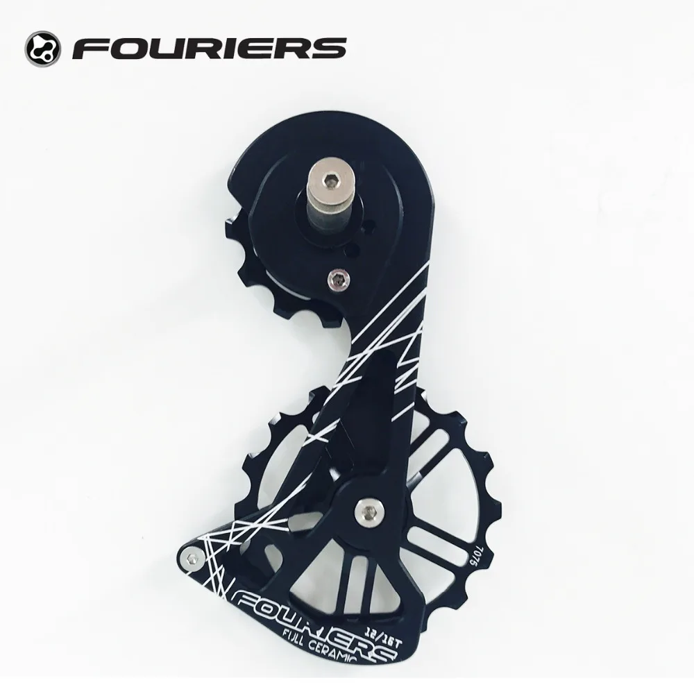 Fouriers Bicycle Derailleur Road Bike Rear Derailleur Cage Full Ceramic Pulleys 12T-16T Bicycle Drivetrain Jockey RD 8000 9100
Fouriers Bicycle Derailleur Road Bike Rear Derailleur Cage Full Ceramic Pulleys 12T-16T Bicycle Drivetrain Jockey RD 8000 9100