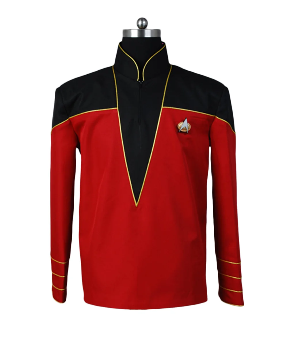 Костюм адмирала/офицера для косплея рубашка красная куртка пальто Хэллоуина