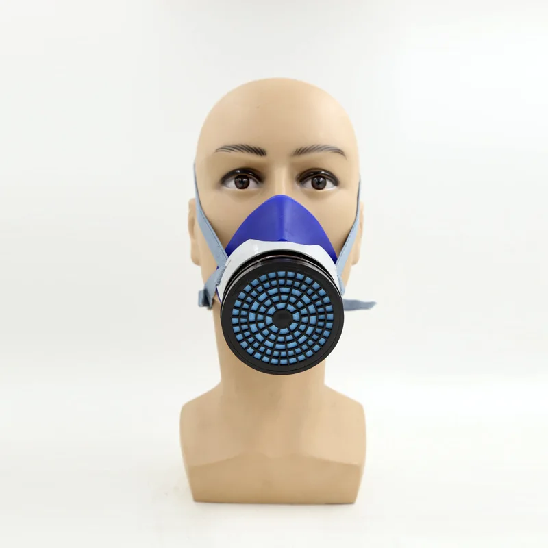 YIHU A-5 respirator gas mask High Quality blue rubber carbon filter mask paint spray pesticides poisonous gas gas mask
YIHU A-5 respirator gas mask High Quality blue rubber carbon filter mask paint spray pesticides poisonous gas gas mask