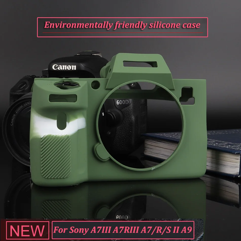 Чехол для камеры из силиконовой резины защитный чехол Sony A7III A7 III A7RIII A7M3 A7R / A9 II A7M2
