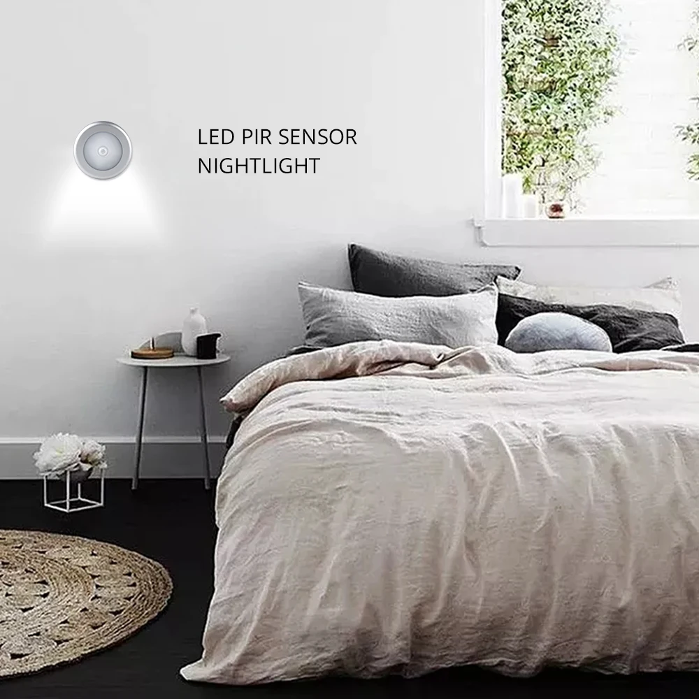 Foxanon 4Pcs Under Cabinet Light 6LEDs PIR Body Motion Sensor Activated Light Closet Lamp Corridor Wall Lights Auto On/Off
Foxanon 4Pcs Under Cabinet Light 6LEDs PIR Body Motion Sensor Activated Light Closet Lamp Corridor Wall Lights Auto On/Off