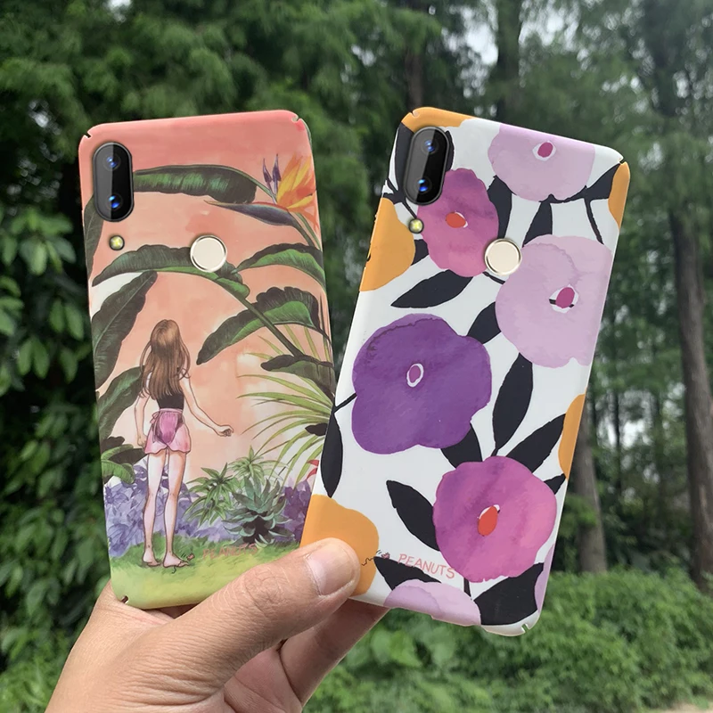 YonLinTan coque чехол для Xiaomi Redmi Note 7 Note7 Pro Роскошный Жесткий из поликарбоната с милым