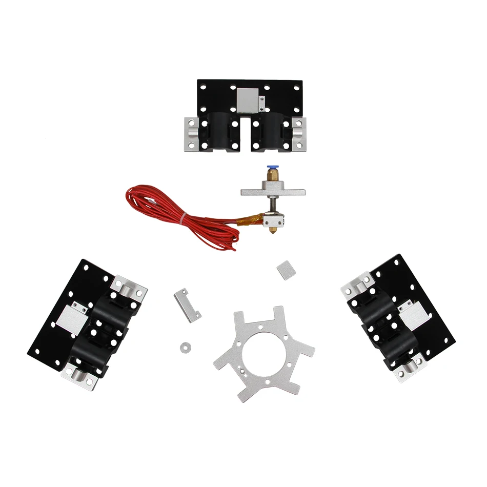 Набор экструдеров для автоматического 3D принтера Delta Rostock Mini G2|rostock mini|dual extruder upgrade