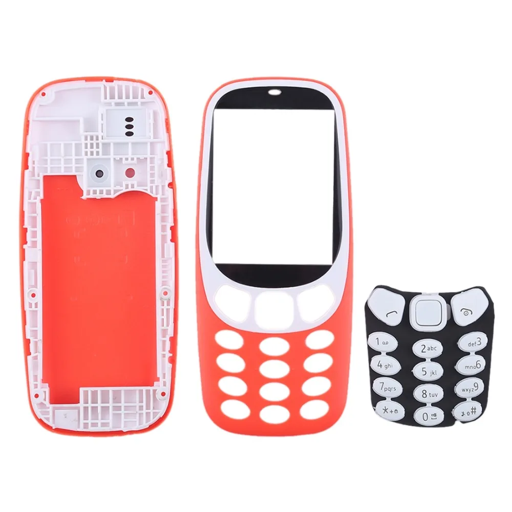 Полная сборка корпус крышка с клавиатурой для Nokia 3310|Корпусы и рамки мобильных
