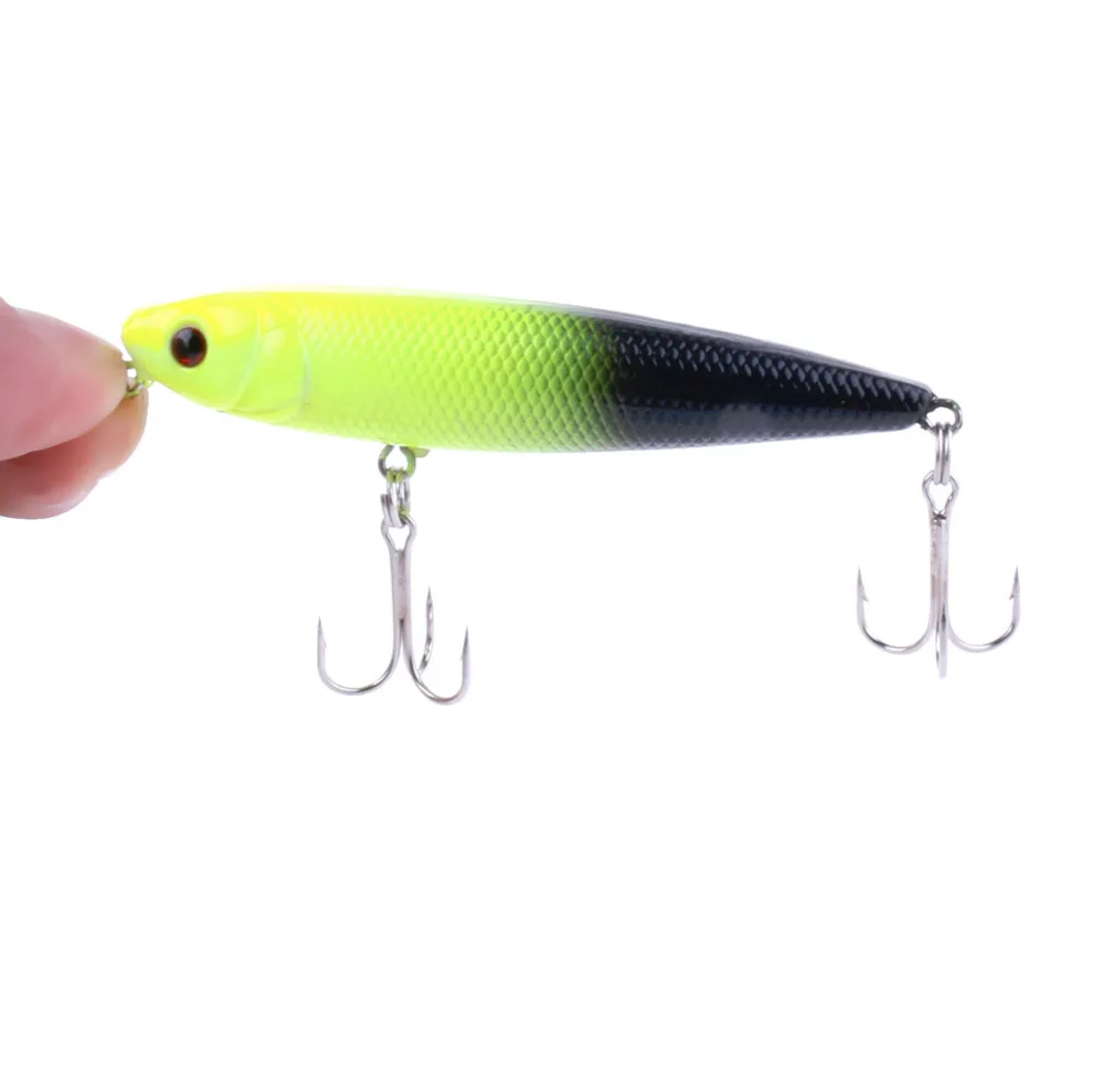 HENGJIA 1pc 8.5g 76mm Floating Pencil Fishing Lure Topwater Surface Fish Hard Bait Artificial wobblers bait fishing tackle
HENGJIA 1pc 8.5g 76mm Floating Pencil Fishing Lure Topwater Surface Fish Hard Bait Artificial wobblers bait fishing tackle