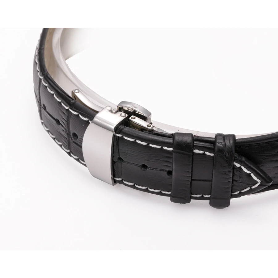 Genuine Leather Watchband With Butterfly Buckle Slub Grain Cowhide Strap for Wristwatch Sized in 12 14 16 18 19 20 21 22 24 Mm
Genuine Leather Watchband With Butterfly Buckle Slub Grain Cowhide Strap for Wristwatch Sized in 12 14 16 18 19 20 21 22 24 Mm