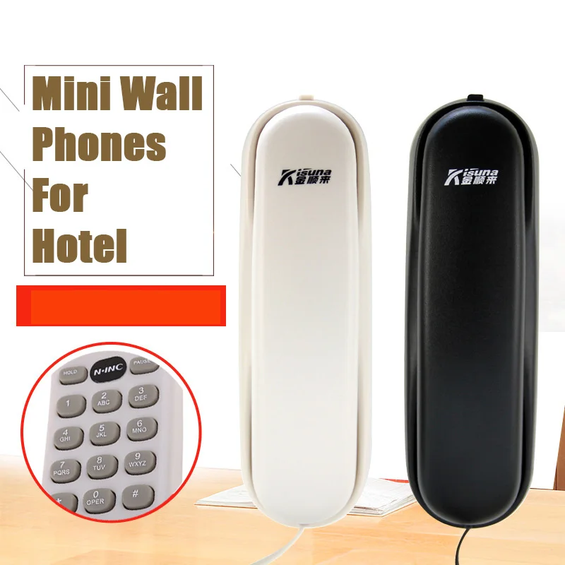 FSK/DTMF Mini Wall Mount Landline Cored Phone Fixed Telephones Extension Landline Telefon With Redial Home Hotel Black White
FSK/DTMF Mini Wall Mount Landline Cored Phone Fixed Telephones Extension Landline Telefon With Redial Home Hotel Black White