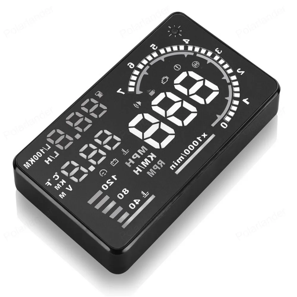HUD GPs 5.5 Inch HD OBD2 Over Speed Alarm Consumption Data Diagnosis Smart Windscreen Projector Head Up Display
HUD GPs 5.5 Inch HD OBD2 Over Speed Alarm Consumption Data Diagnosis Smart Windscreen Projector Head Up Display