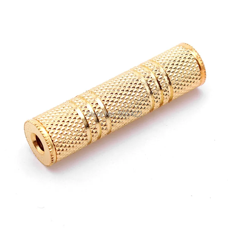 Metal Gold 3.5mm Female to 3.5 mm Female F/F Stereo Audio Adapter Coupler Jack Adaptor Connectors
Metal Gold 3.5mm Female to 3.5 mm Female F/F Stereo Audio Adapter Coupler Jack Adaptor Connectors