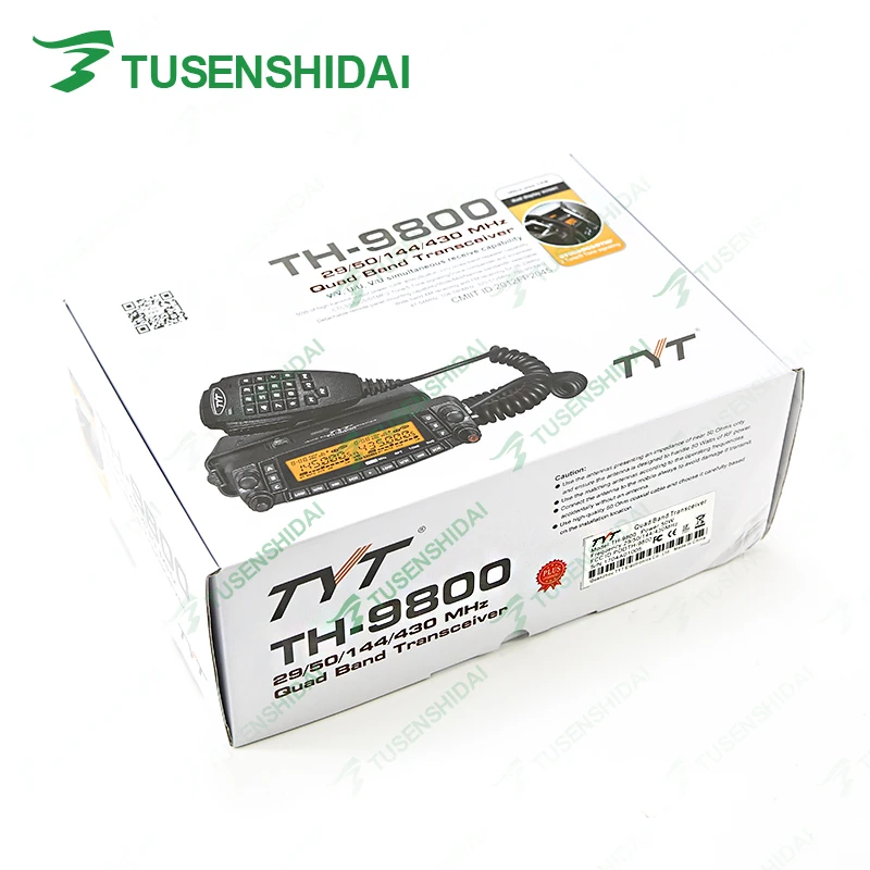 Newest Version Free Programming Cable 26-33/47-54/136-174/400-480 Original TYT TH9800 CB Radio Transceiver
Newest Version Free Programming Cable 26-33/47-54/136-174/400-480 Original TYT TH9800 CB Radio Transceiver