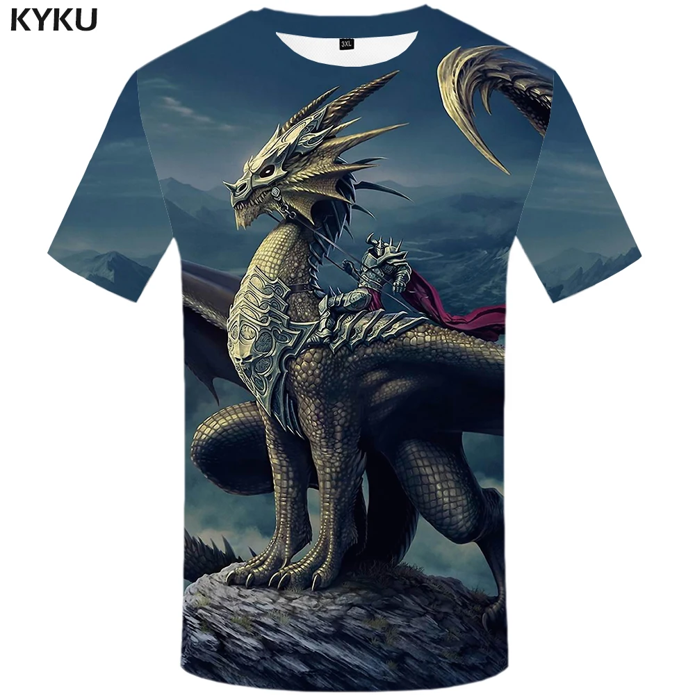 Funny T shirts Dragon T-shirt Men Metal Anime Clothes Animal T-shirts 3d Character Tshirt Printed Military Shirt Print
Funny T shirts Dragon T-shirt Men Metal Anime Clothes Animal T-shirts 3d Character Tshirt Printed Military Shirt Print