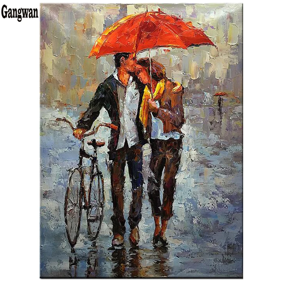 DIY Diamond Embroidery Couple in the rain full Square/round drill mosaic New Arrival 5d Cross Stitch diamond painting decoration
DIY Diamond Embroidery Couple in the rain full Square/round drill mosaic New Arrival 5d Cross Stitch diamond painting decoration