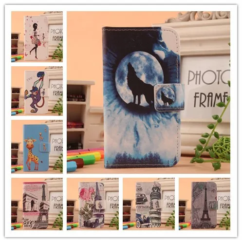 

For Micromax Bolt D320 D321 D333 D340 Q324 Q331 Q332 Q335 Q339 S300 Phone case Flip Painting PU Leather With Card Holder Cover