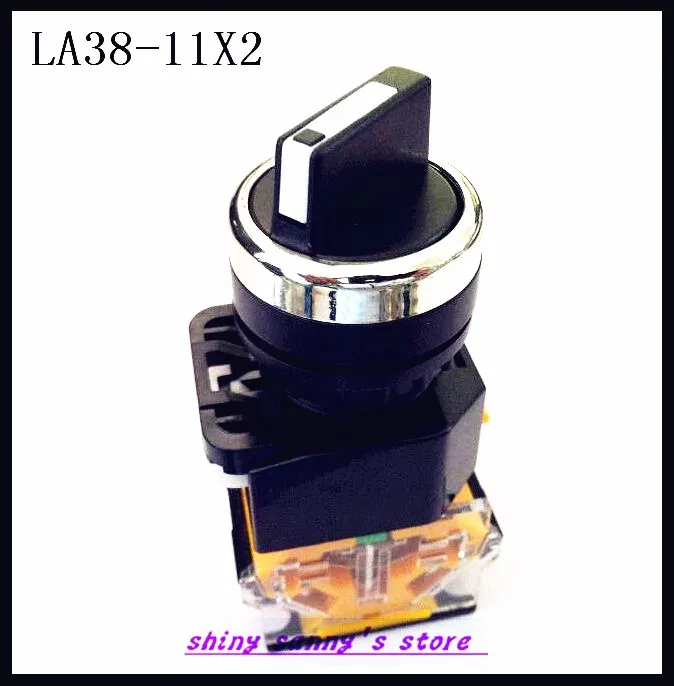1Pcs LA38-11X2 2 Position NO NC Maintained Select Selector Switch Rotary Switch Brand New
1Pcs LA38-11X2 2 Position NO NC Maintained Select Selector Switch Rotary Switch Brand New