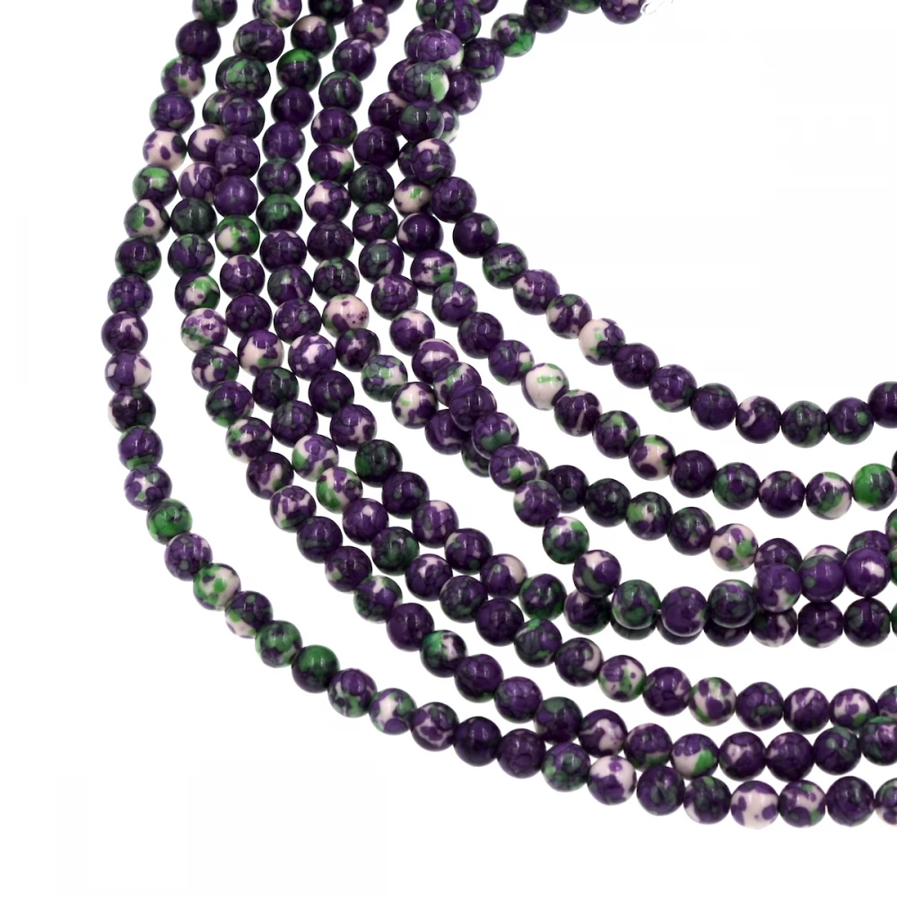 Colorful Jadee Round Beads Strands Synthetic Ocean White Rain Flower Stone Dyed color Purple and Green 10pcs full strand
Colorful Jadee Round Beads Strands Synthetic Ocean White Rain Flower Stone Dyed color Purple and Green 10pcs full strand